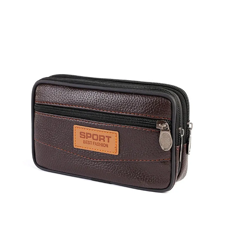 Men's Graceful Mobile Horizontal Running Pouch Men's Waist Packs