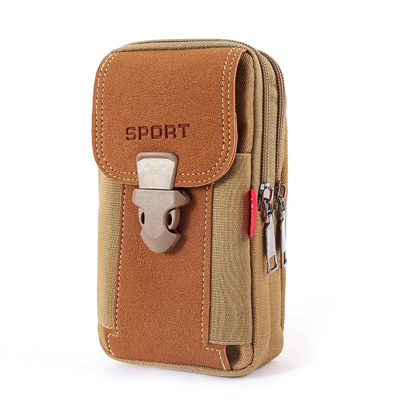 Men's Inch Mobile Construction Site For Vertical Men's Waist Packs