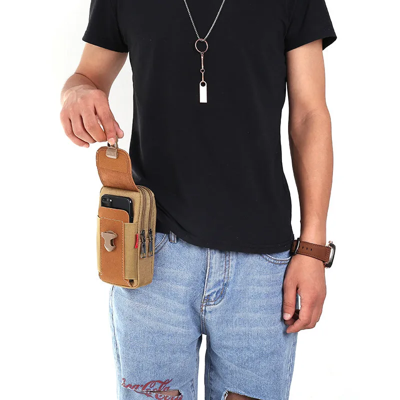 Men's Inch Mobile Construction Site For Vertical Men's Waist Packs