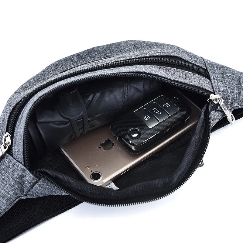 Men's Korean Style Mobile Exercise Running Fashion Men's Waist Packs