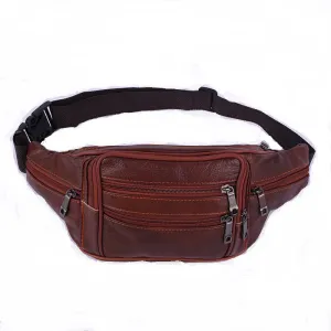 Men's Leather Multifunctional Fashion Creative Cash Men's Waist Packs