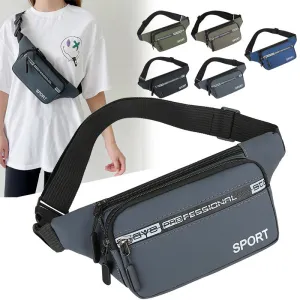 Men's Leisure Running Mobile Fashion Waterproof Construction Men's Waist Packs