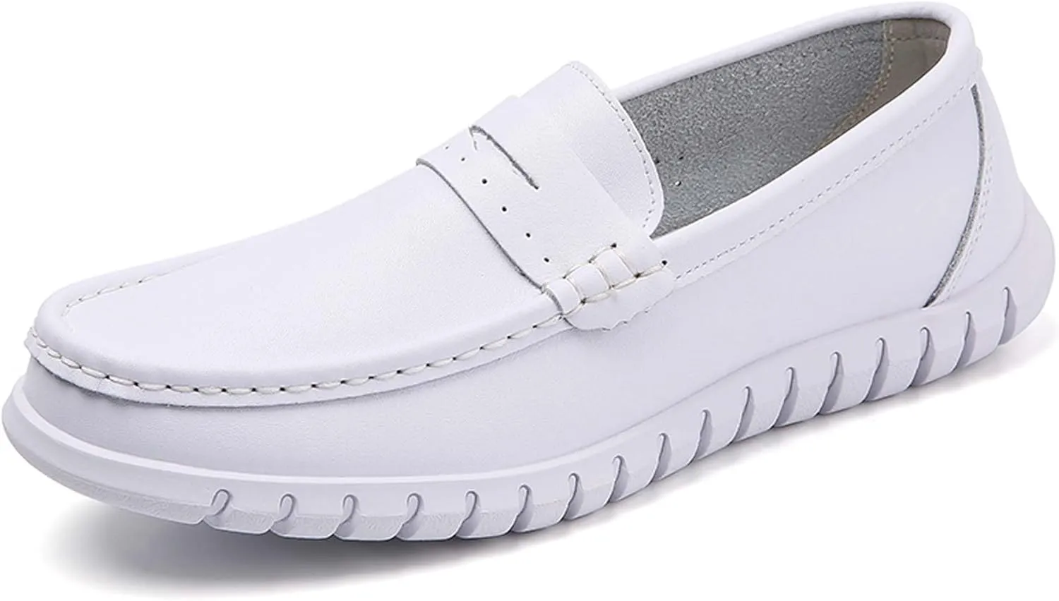 Men's Nurse Shoes Soft Sole Breathable, Non Slip, Comfortable Care Shoes Thick Sole Leisure Hospital Medical Work Shoes Restaurant White Service Shoes