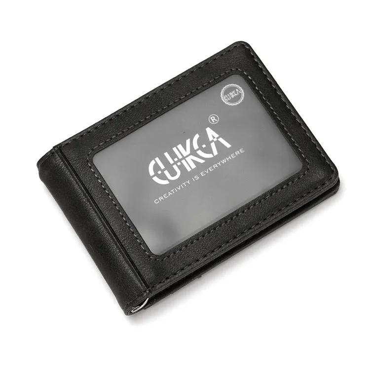 Men's Pattern Swiping Multiple Slots American Gold Card Holder