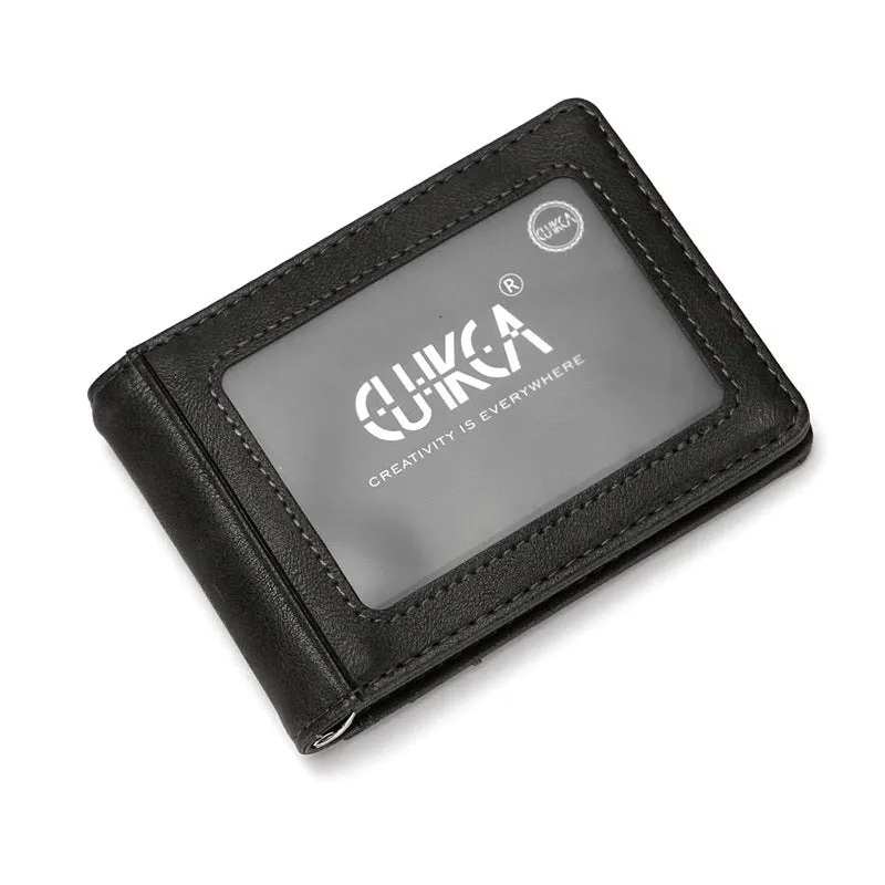 Men's Pattern Swiping Multiple Slots American Gold Card Holder
