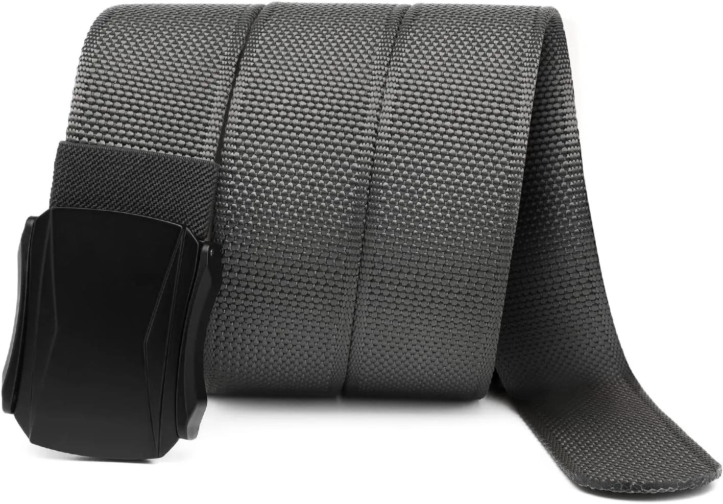 Men's Ratchet Web Belt, Golf Belt Nylon Automatic Buckle Belt for Hiking Rigger Military Work-Quick Release