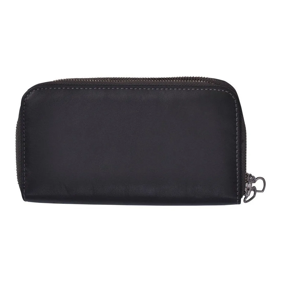Men's Smart Grey Leather Wallet Purse
