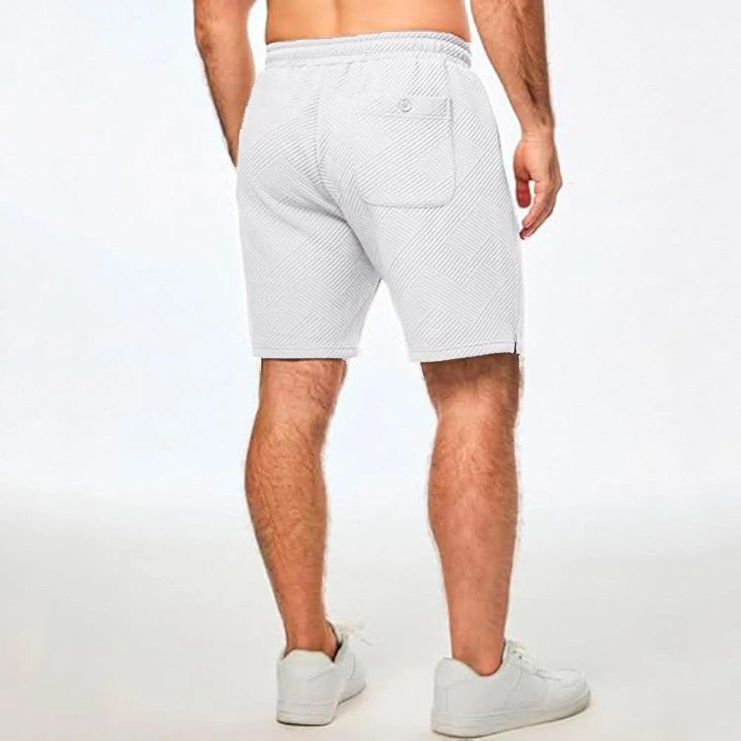 Men's Swim Trunks Quick Dry with Pockets Athletic Running Casual Elastic Breathable Activewear Beach Shorts