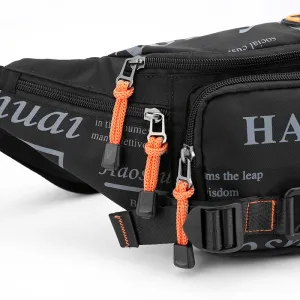 Men's Trendy Fashion Waterproof Nylon Cloth Men's Waist Packs
