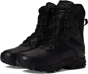 Merrell Men's Moab 3 8" Tactical Response Zip Waterproof Boots, Full Grain Leather & Mesh Upper Combat Work & Outdoor Shoes