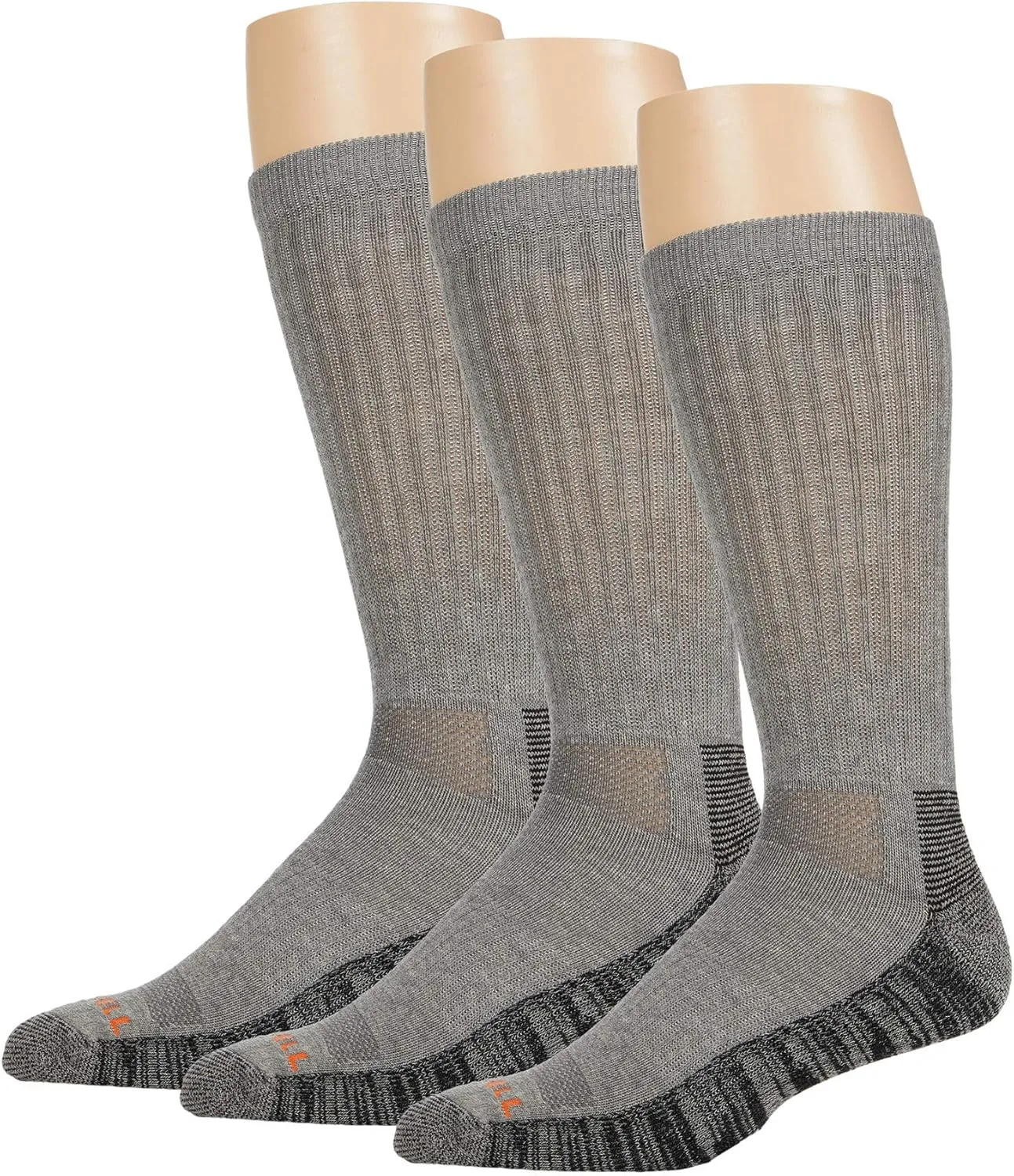 Merrell unisex-adult Durable Everyday Work Crew Socks 3 and 6 Pairs Anti odor Cotton