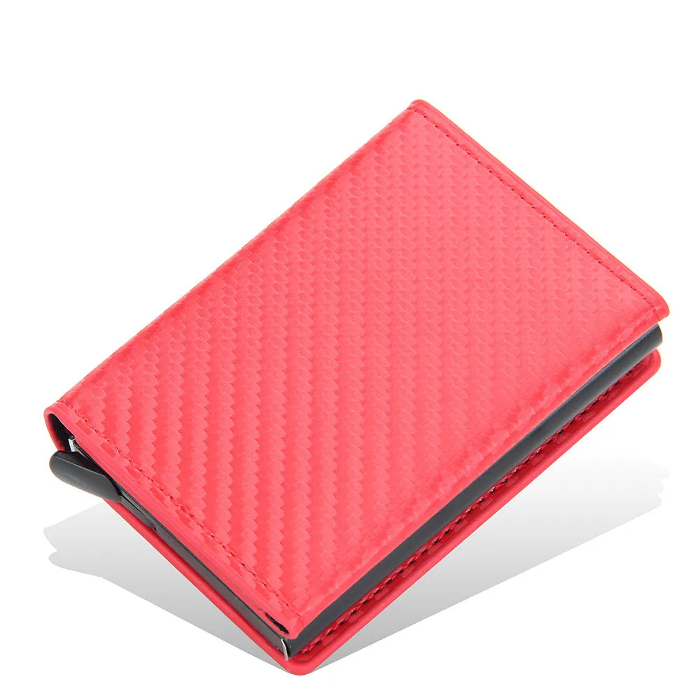 Metal Aluminum Box Short Credit Bank Card Holder