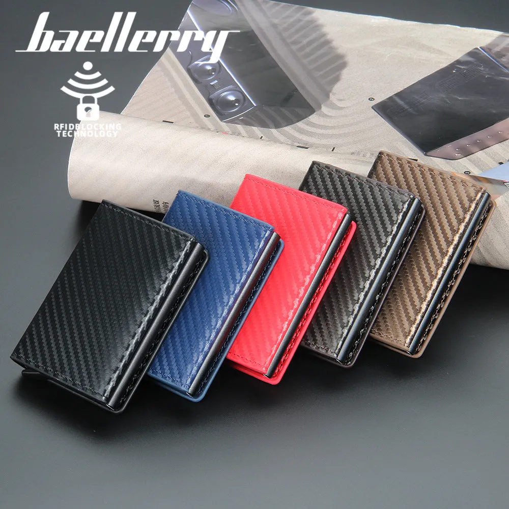 Metal Aluminum Box Short Credit Bank Card Holder