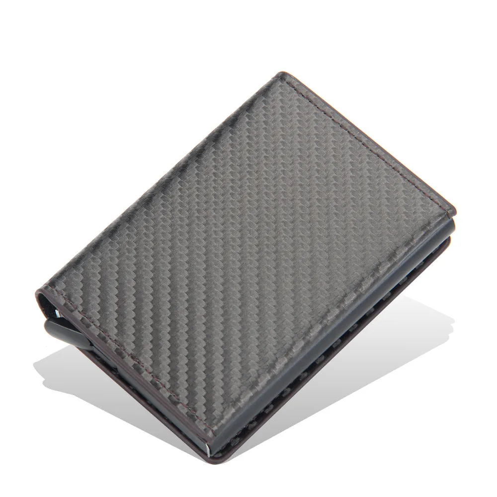 Metal Aluminum Box Short Credit Bank Card Holder