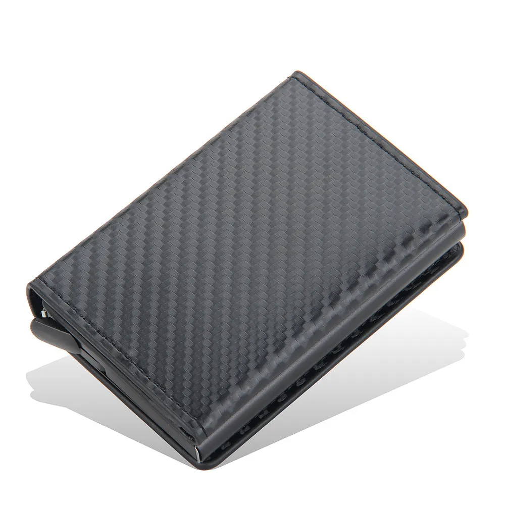 Metal Aluminum Box Short Credit Bank Card Holder