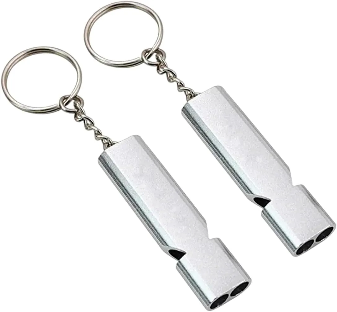 Mini Portable 120Db Pipe High Decibel Outdoor Camping Hiking Survival Whistle Multi-Tools Emergency Whistle Keychain