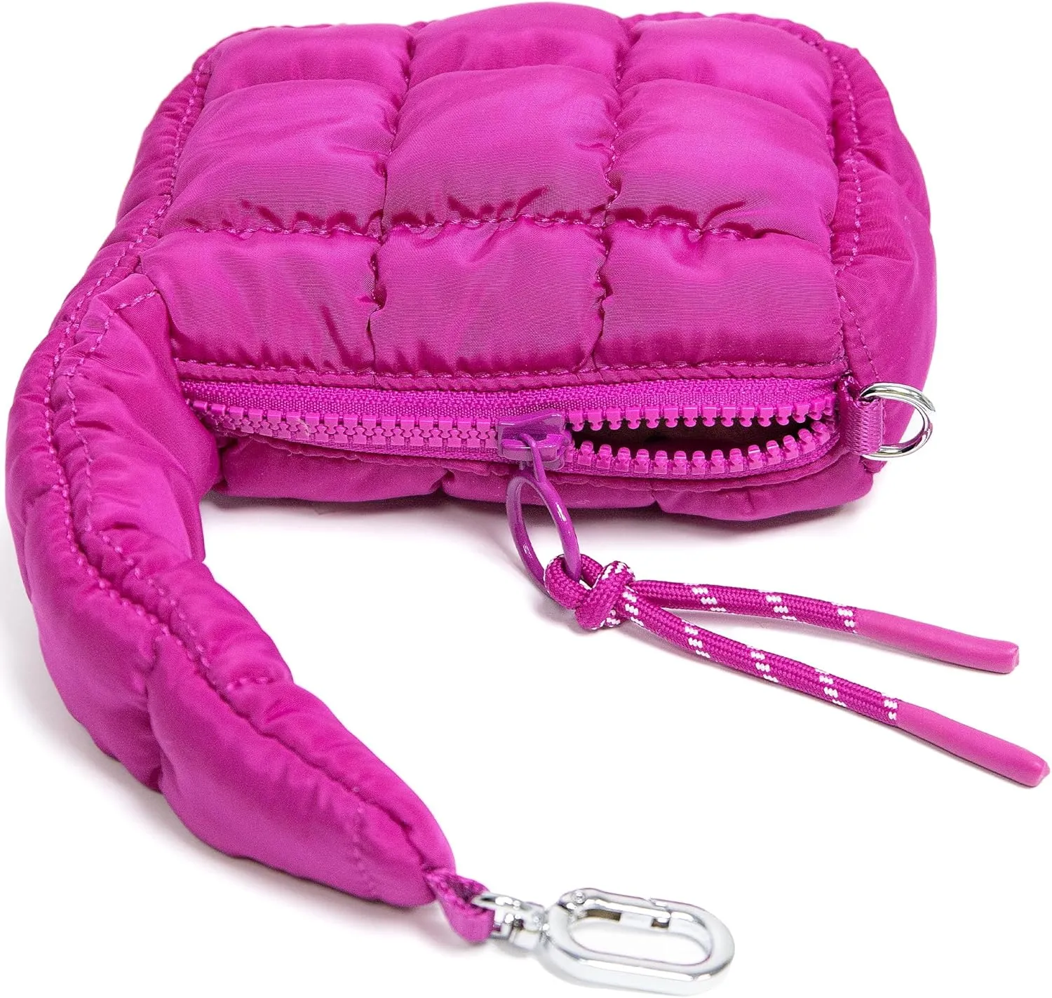 Mini Quilted Wristlet Bag for Women, Puffer Handbags,Evening Bags,Charm Lipstick Bag,Cute bag Charm for Gift