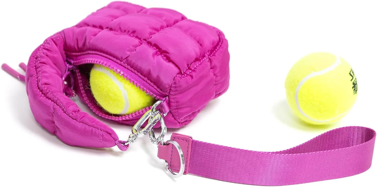 Mini Quilted Wristlet Bag for Women, Puffer Handbags,Evening Bags,Charm Lipstick Bag,Cute bag Charm for Gift