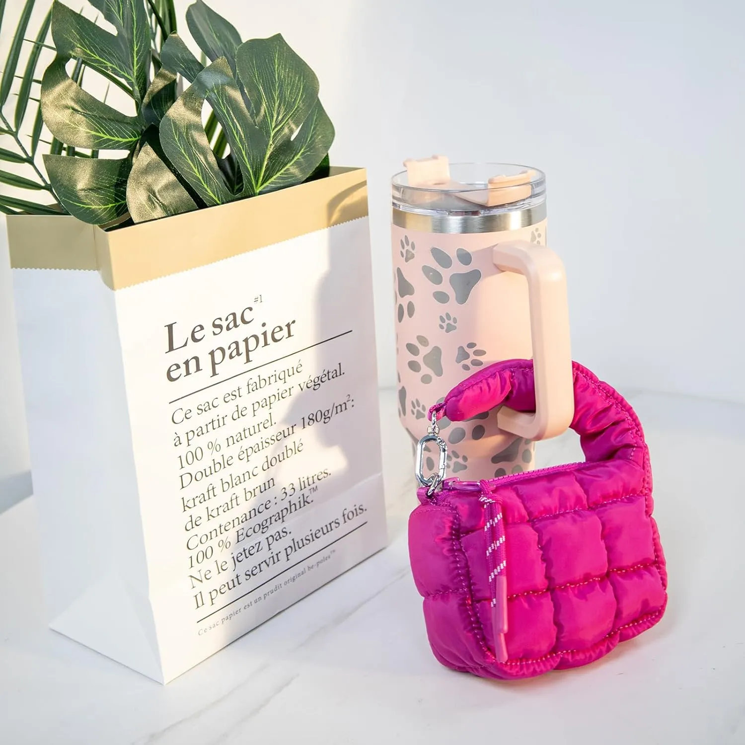 Mini Quilted Wristlet Bag for Women, Puffer Handbags,Evening Bags,Charm Lipstick Bag,Cute bag Charm for Gift