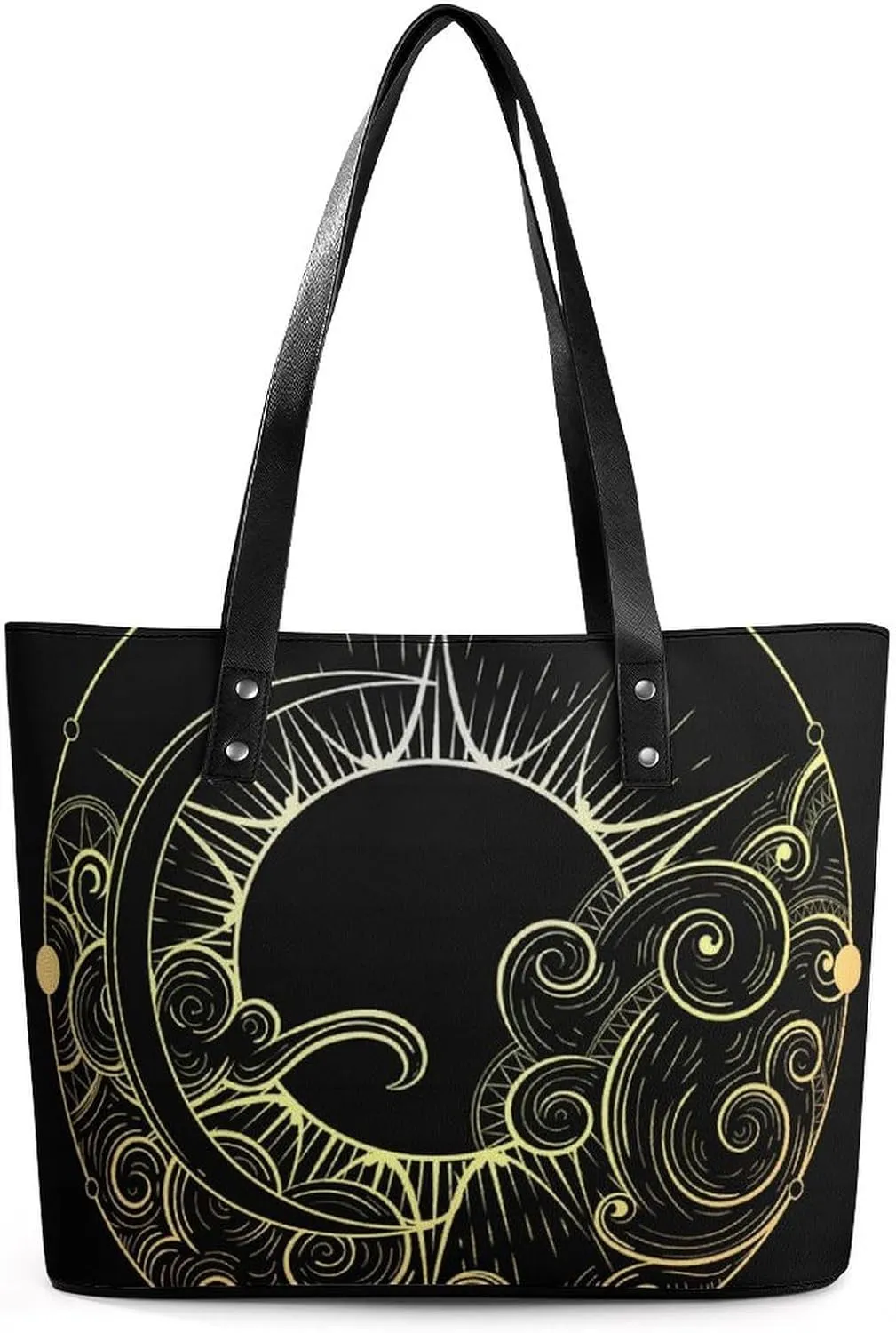 Modern PU Leather Shoulder Bag for Women, PU Leather Work Shoulder Bag, PU Leather Shopping Tote for Travel Outdoor