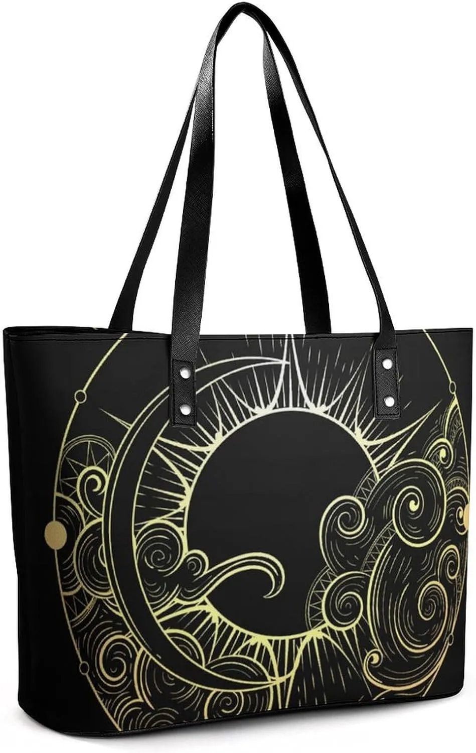 Modern PU Leather Shoulder Bag for Women, PU Leather Work Shoulder Bag, PU Leather Shopping Tote for Travel Outdoor