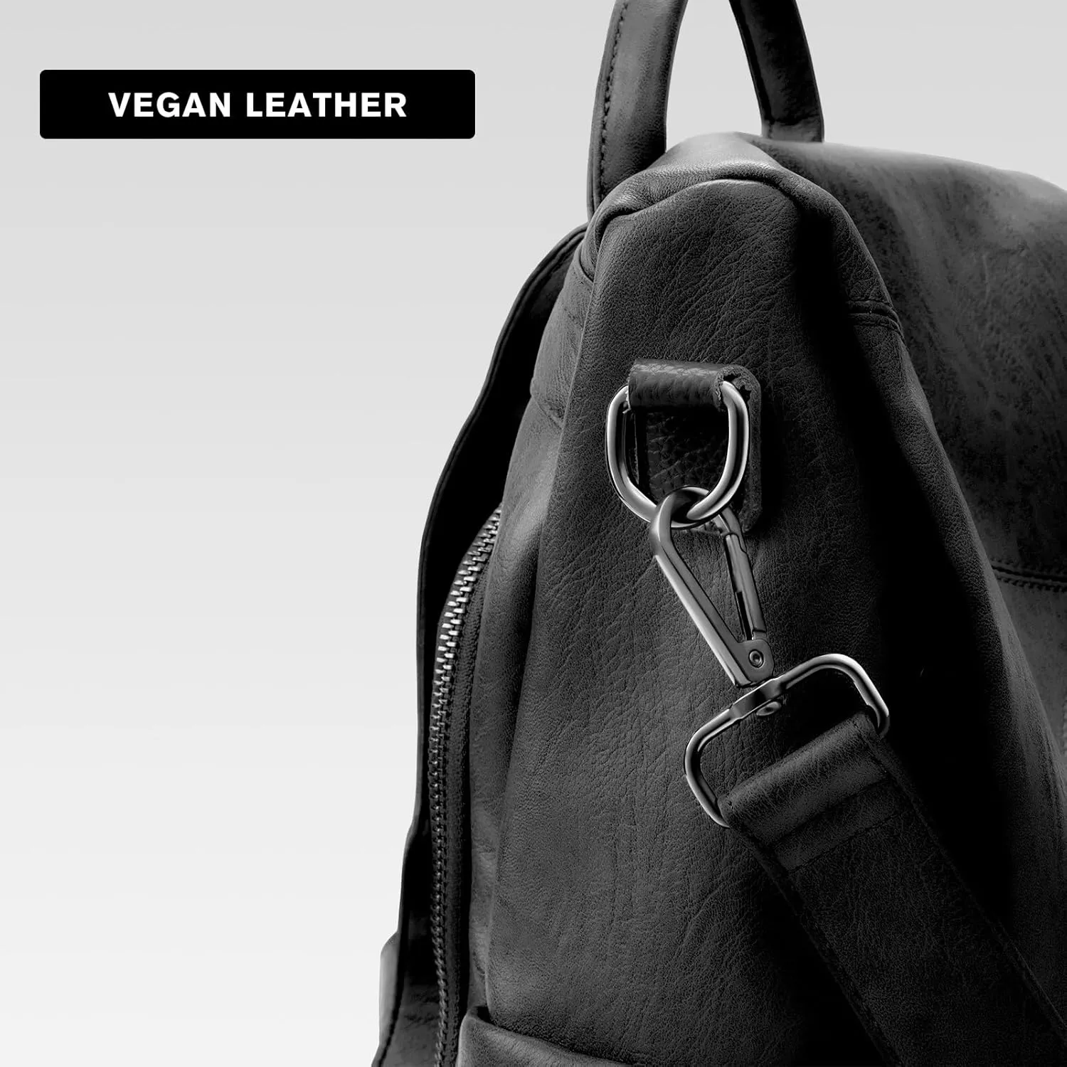 molshine Anti Theft Backpack,Fashion Casual Travel PU Leather Daypack Bag Shoulder Rucksack Handbags for Women HB041