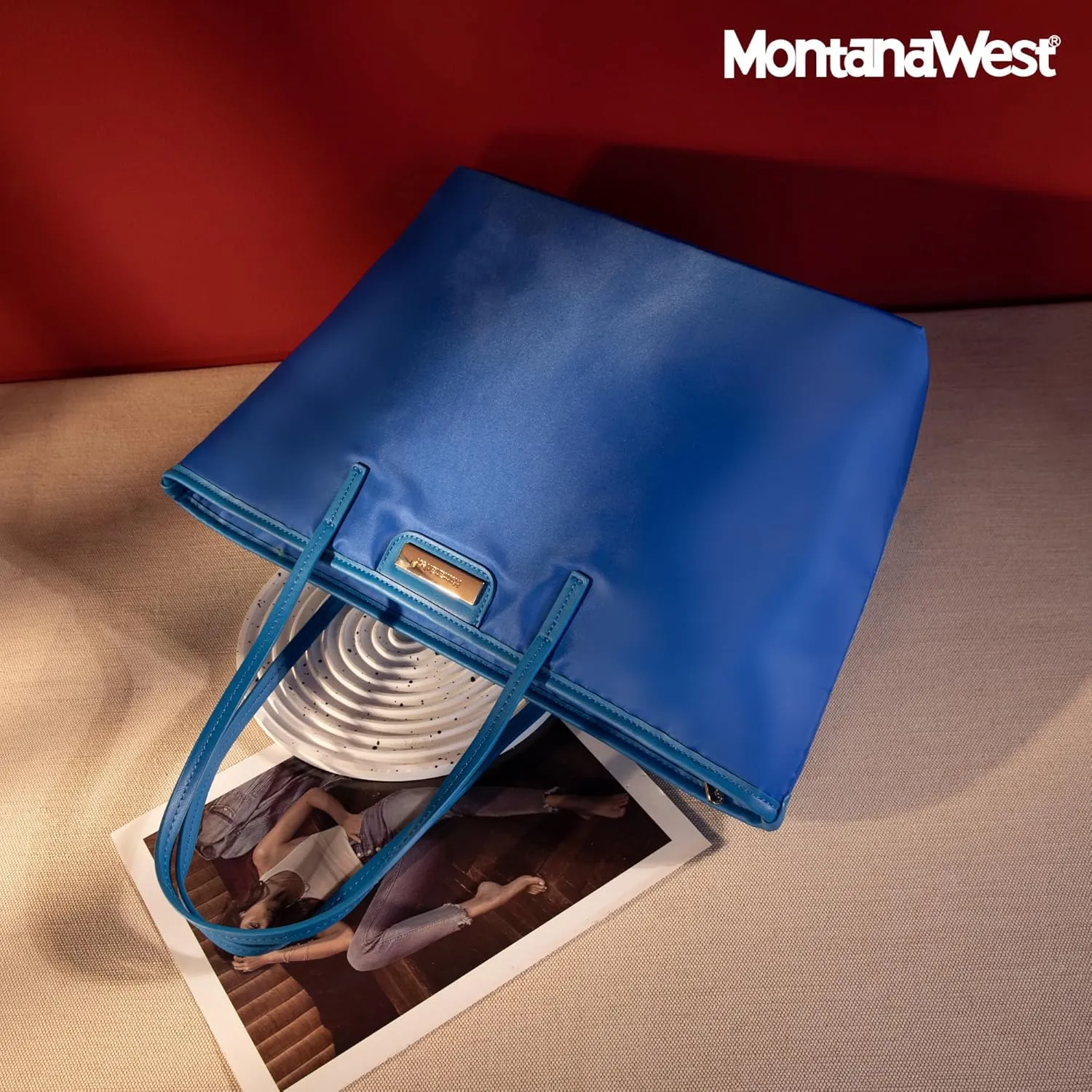 Montana West Nylon Tote Handbags Waterproof Shoulder Purse for Women