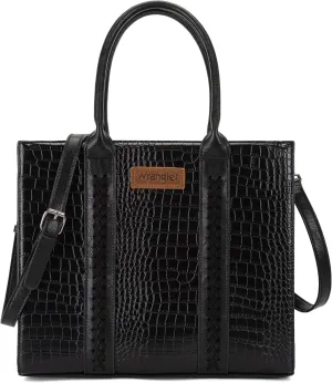 Montana West Wrangler Purse for Women Large Work Tote Bags with Strap Vintage Top-Handle Handbags