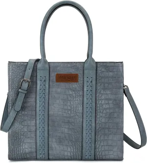 Montana West × Wrangler Purse for Women Large Work Tote Bags with Strap Vintage Top-Handle Handbags