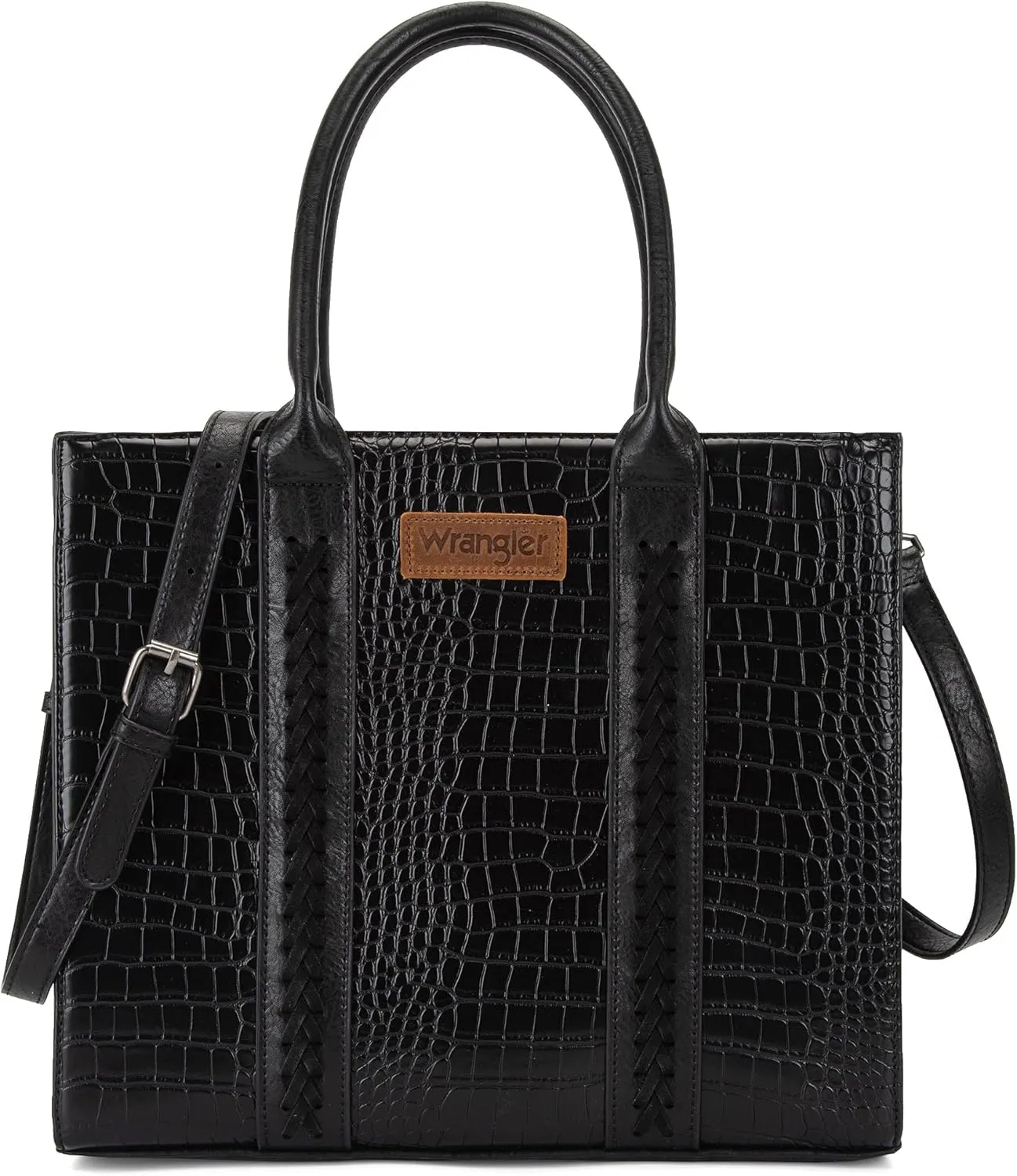 Montana West Wrangler Purse for Women Large Work Tote Bags with Strap Vintage Top-Handle Handbags