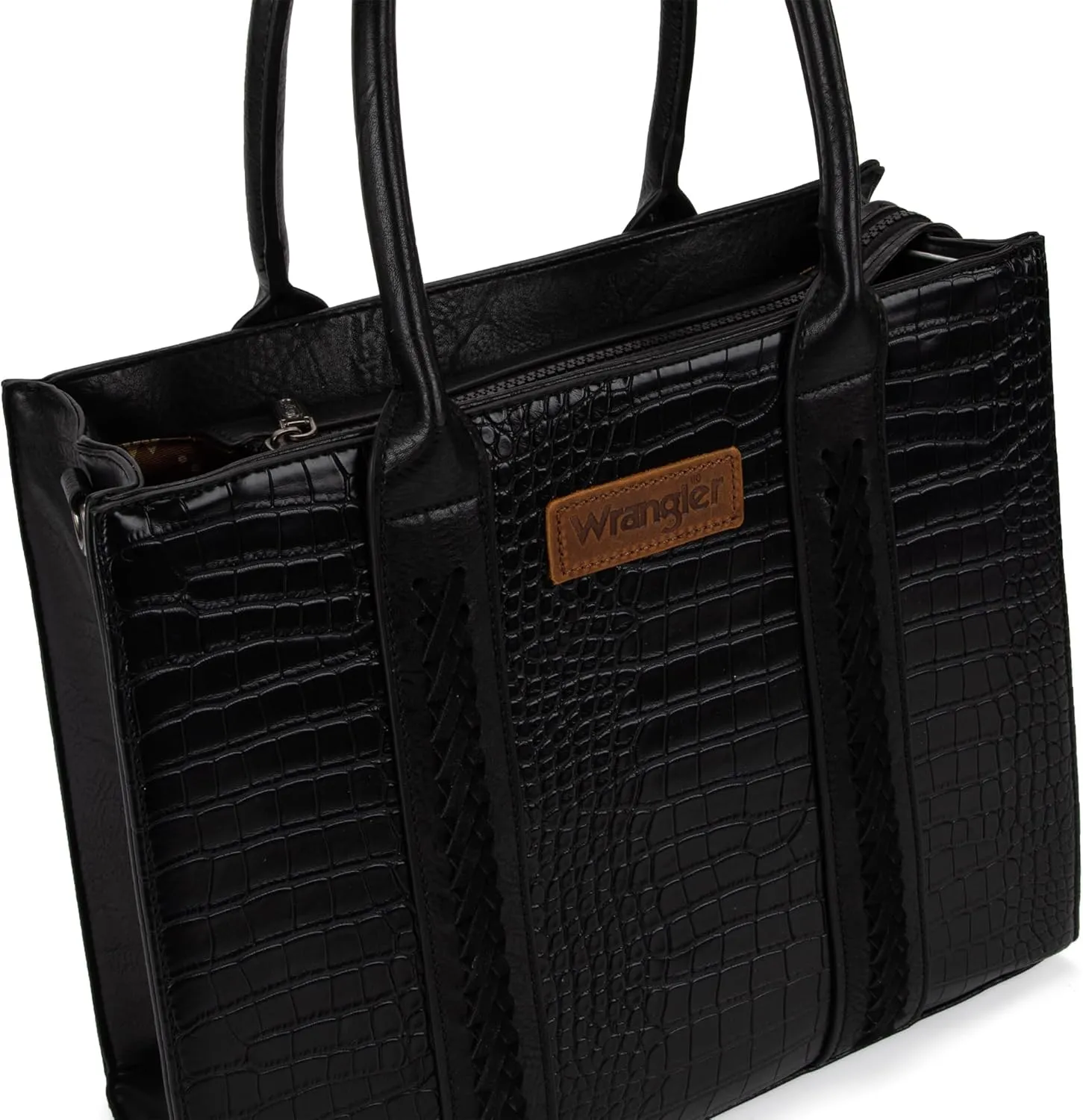 Montana West Wrangler Purse for Women Large Work Tote Bags with Strap Vintage Top-Handle Handbags