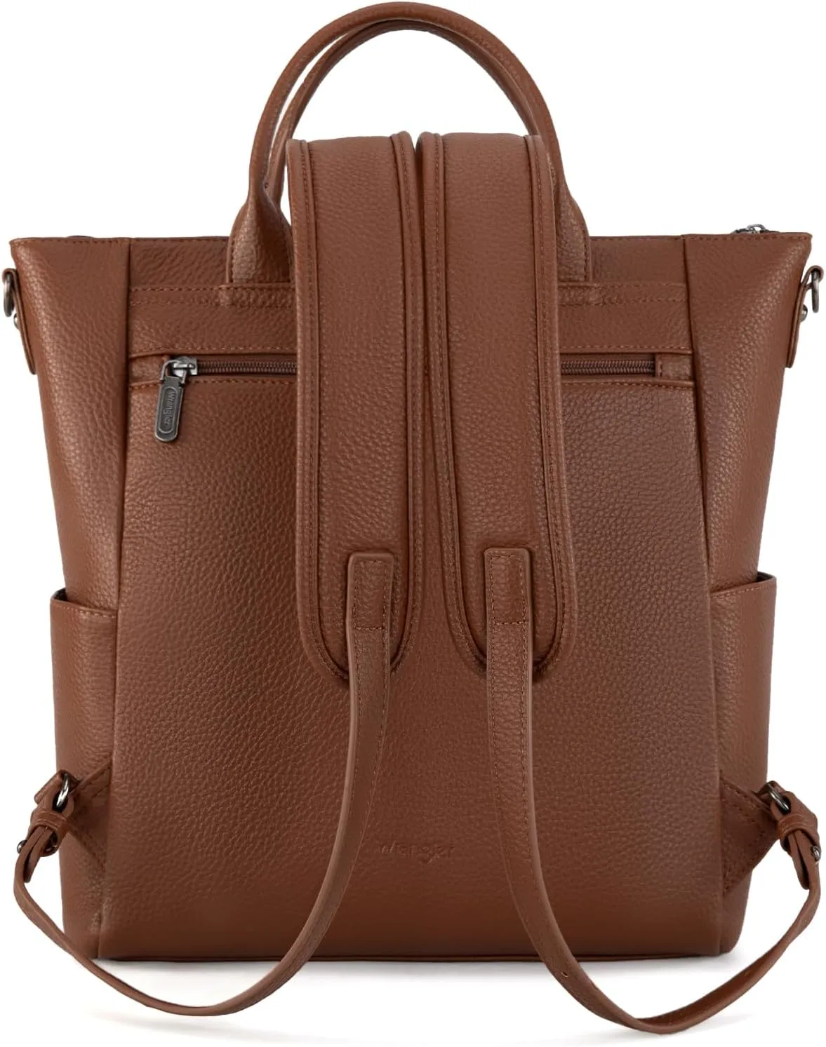 Montana West Wrangler Women's Convertible Backpack Purse Anti-Theft Brown Backpack with Adjustable Crossbody Shoulder Strap for Work Travel