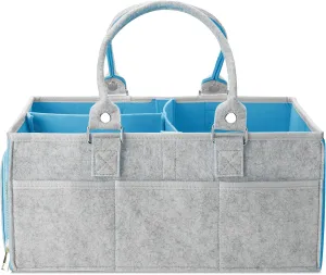 Mr. Pen- Baby Diaper Caddy Organizer, Blue Inside, Diaper Organizer, Car Diaper Caddy, Baby Caddy Organizer, Portable Diaper Caddy, Diaper Organizer for Changing Table, Baby Organizer for Nursery