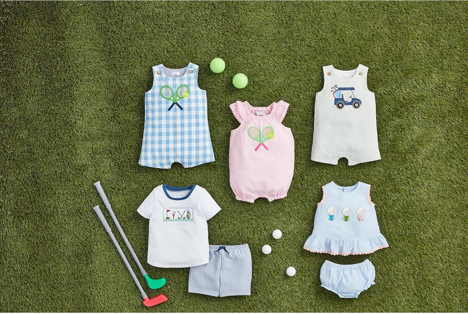 Mud Pie Unisex Baby Baby Boy Golf Cart Jon Jon;