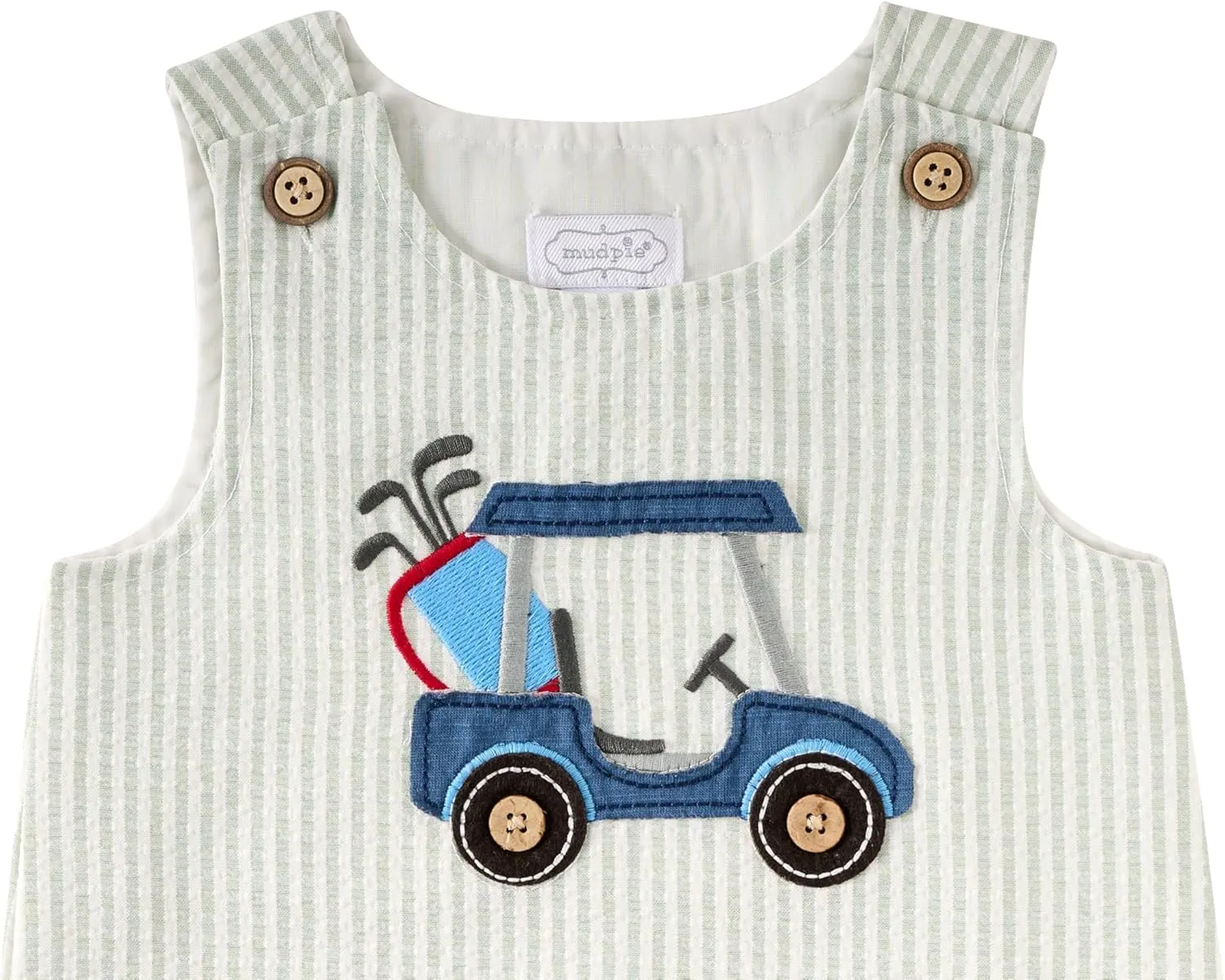 Mud Pie Unisex Baby Baby Boy Golf Cart Jon Jon;