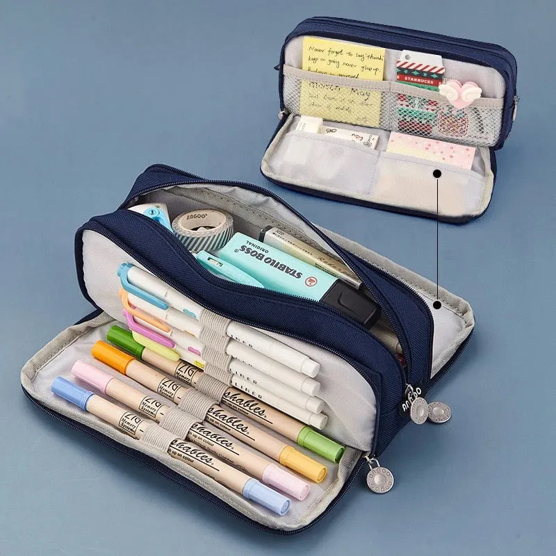 Multi Compartment Pencil Case