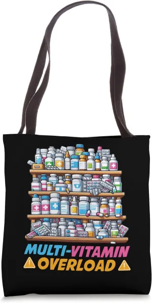 Multi-Vitamin Overload Shelf Assortment Tote Bag