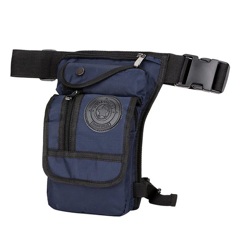 Multifunctional Fashion Nylon Leg Pannier Convenient Men's Waist Packs