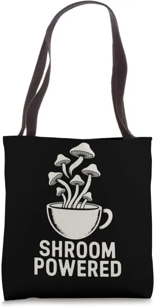 Mushroom Coffee Drinker Wellness Brew Focus Clarity Energy Tote Bag
