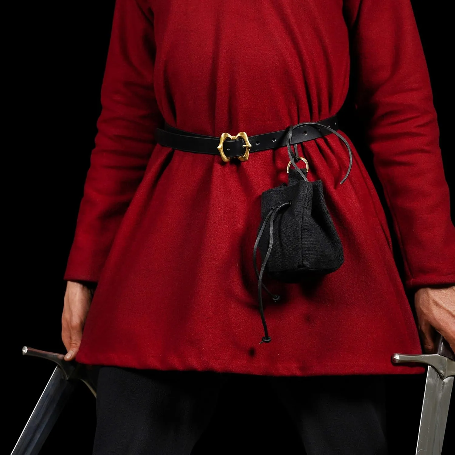 Mythrojan Drawstring Belt Pouch: Medieval Renaissance Bag Costume Accessories Coin Purse