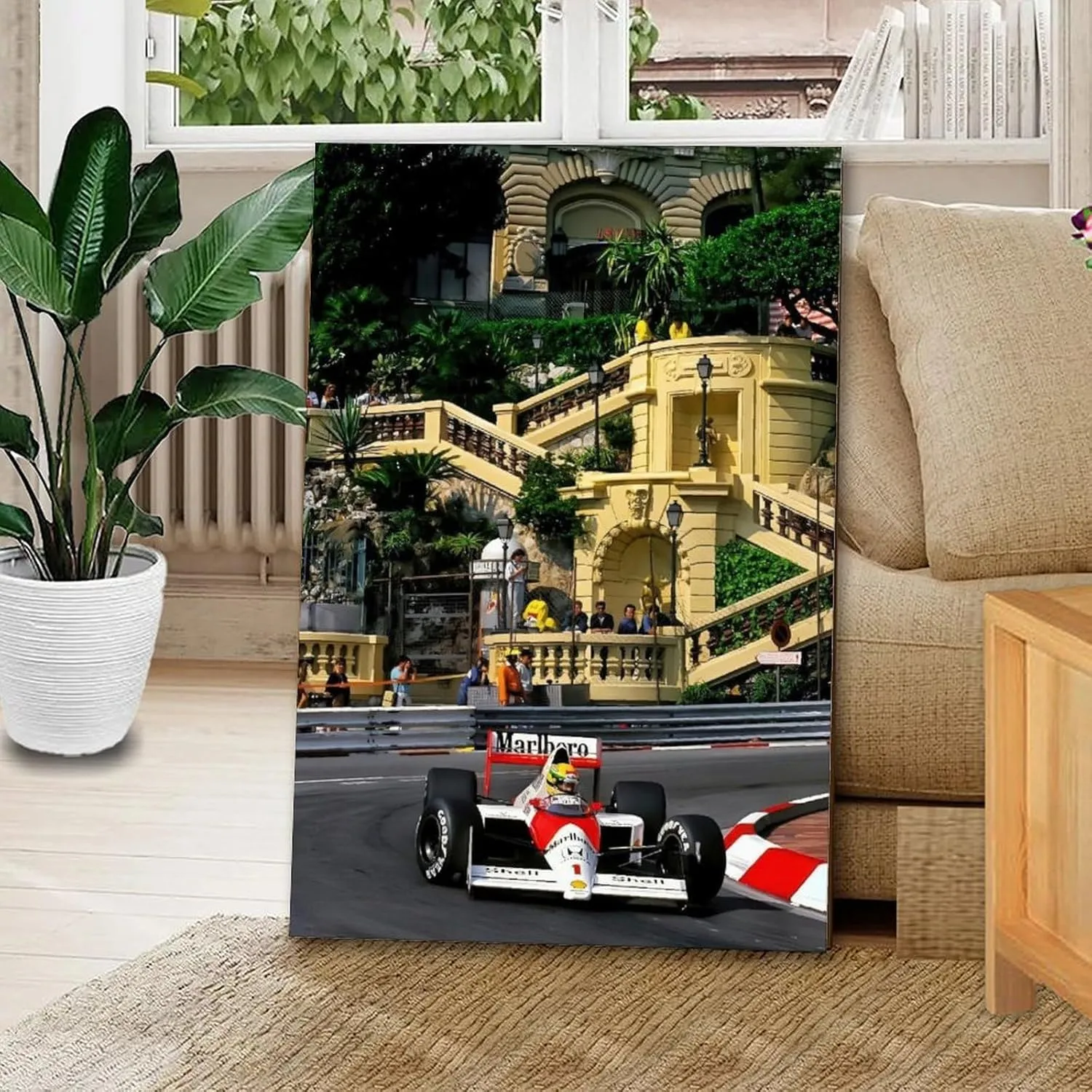 NBHYK Marlboro F1 Posters Formula 1 Poster For Walls Racing Car Wall Art For Home Decor Office Decor Frame-style 12x18inch(30x45cm)