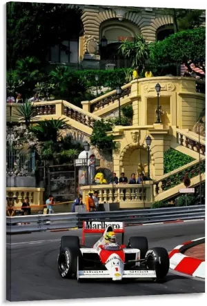 NBHYK Marlboro F1 Posters Formula 1 Poster For Walls Racing Car Wall Art For Home Decor Office Decor Frame-style 12x18inch(30x45cm)