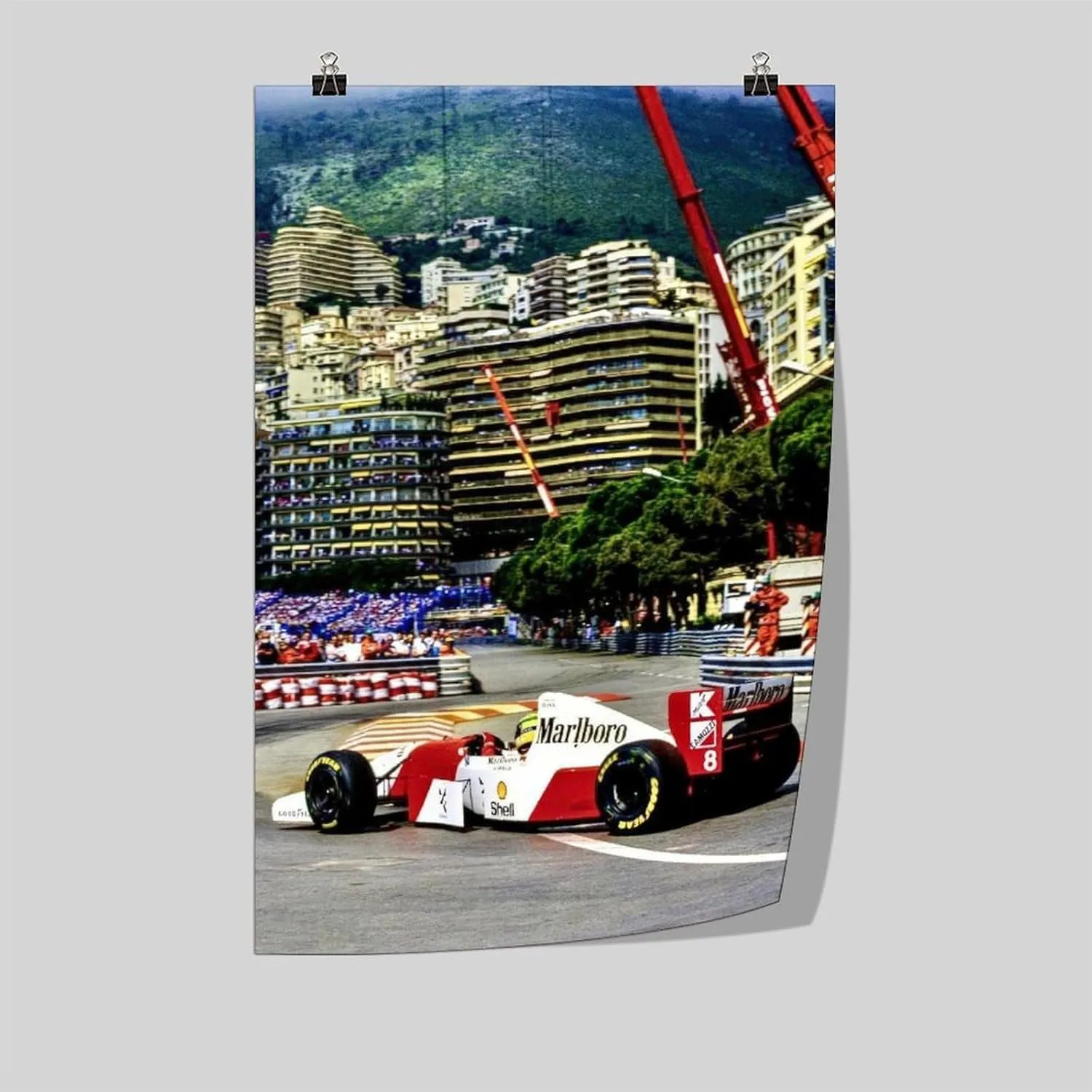 NBHYK Marlboro F1 Posters Formula 1 Poster For Walls Racing Car Wall Art For Home Decor Office Decor Unframe-style 12x18inch(30x45cm)