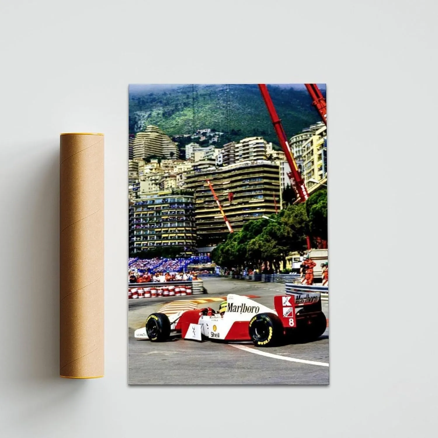 NBHYK Marlboro F1 Posters Formula 1 Poster For Walls Racing Car Wall Art For Home Decor Office Decor Unframe-style 12x18inch(30x45cm)