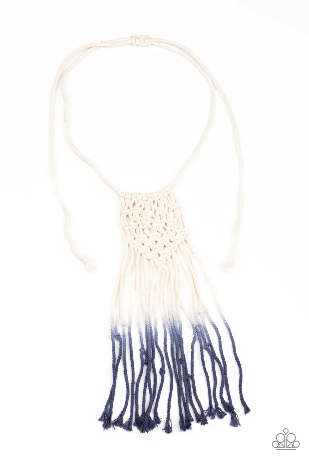 Necklace Surfin The Net - Blue N2042
