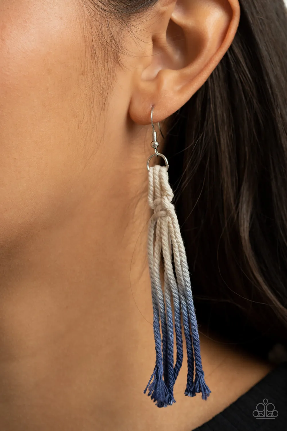 Necklace Surfin The Net - Blue N2042