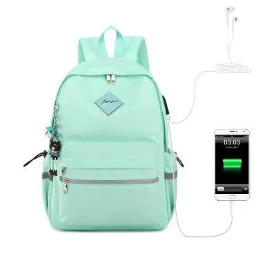 New Women Anti Theft Backpack with USB Charging