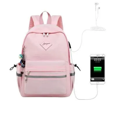 New Women Anti Theft Backpack with USB Charging