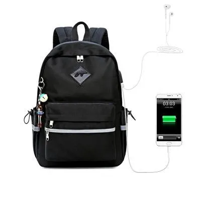 New Women Anti Theft Backpack with USB Charging