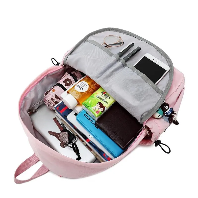 New Women Anti Theft Backpack with USB Charging